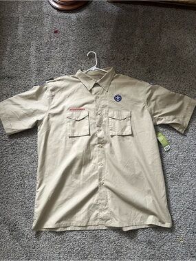 BOY SCOUTS Of America Shirt Mens 2XL VENTED Uniform  Scout troop guide